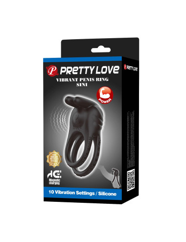 Pretty Love Sini Vibrating Rabbit Penis Ring