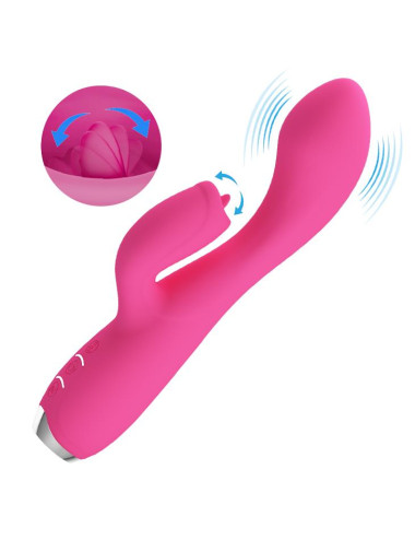 PRETTY LOVE - GLORIA Pink, 12 vibration functions 3 pulse wave settings Memory function