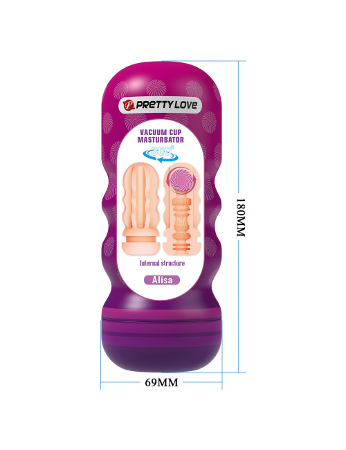 Pretty Love Alisa 360° Vacuum Cup Masturbator
