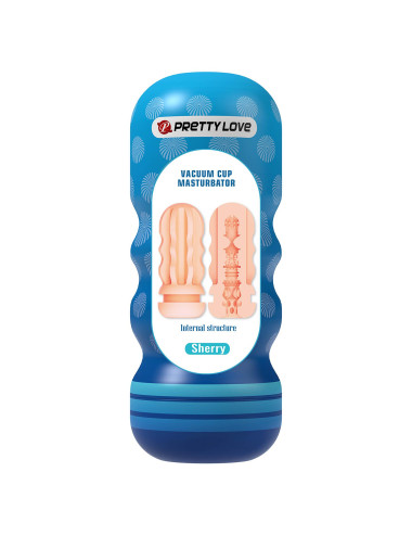 Pretty Love Sherry Multi-Texture Vacuum Cup Masturbator