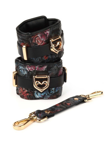 Floral Jacquard Ankle Cuffs