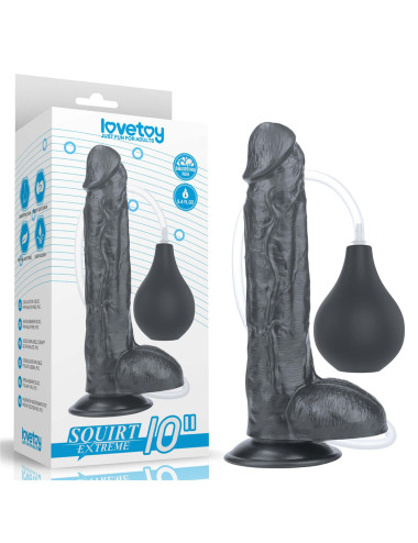 10'' Squirt Extreme Dildo - Black