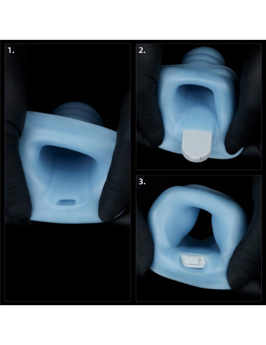 Vibrating Wave Knights Ring (Blue)