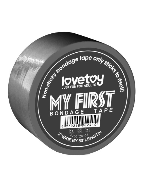 My First Non Sticky Bondage Tape Grey