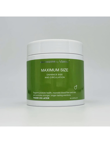 MAXIMUM SIZE - 60 Capsules