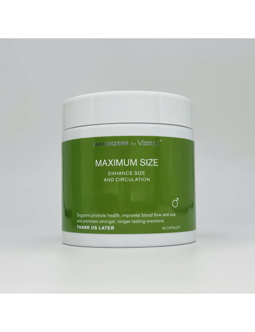 MAXIMUM SIZE - 60 Capsules