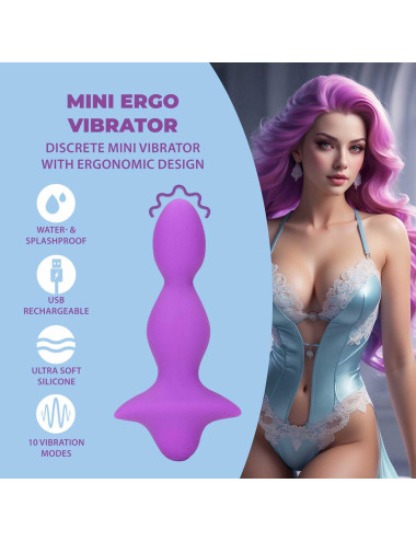 Mini Ergo Vibrator - Sweet Amethyst